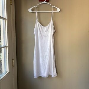 Vintage Vassaretre White Slip Dress 36